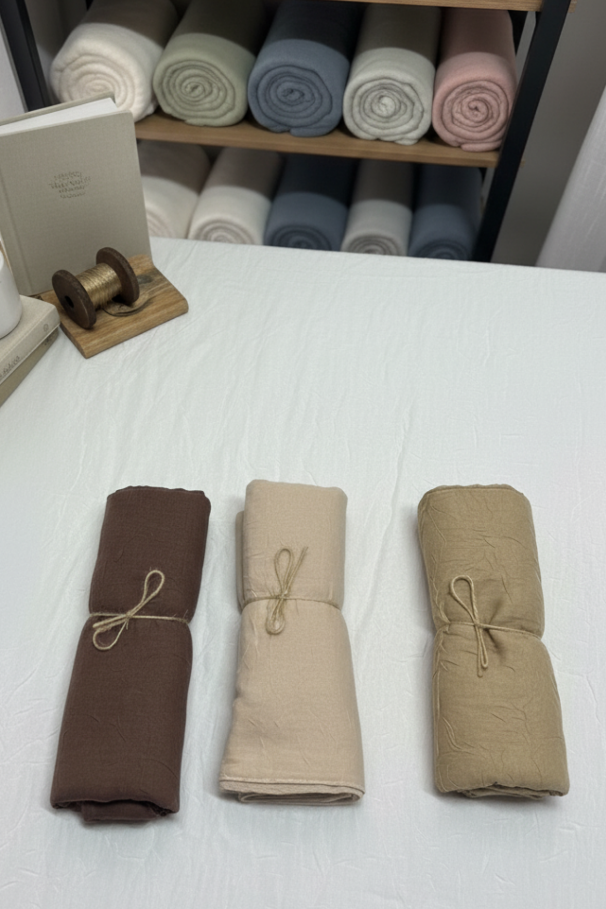 BAMBU KRAŞ ŞAL - 3'lü Set