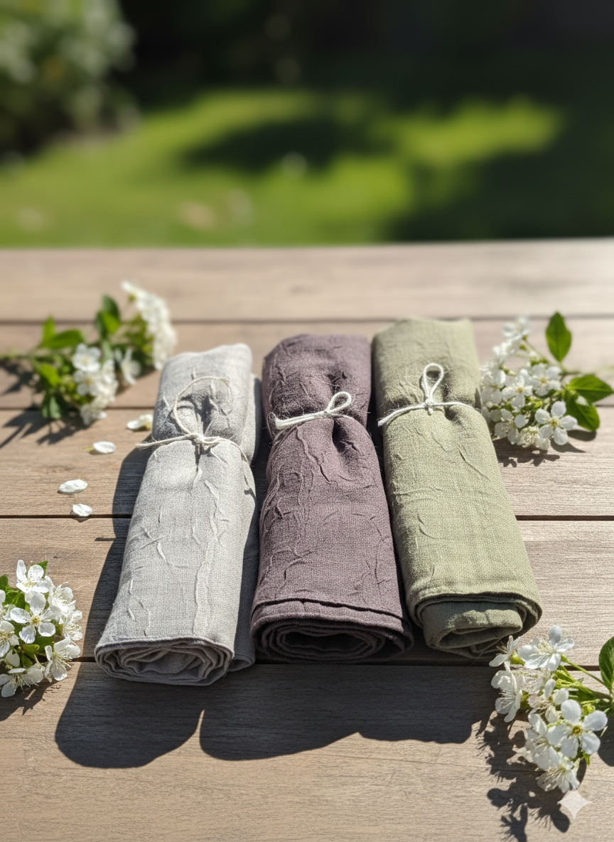 BAMBU KRAŞ ŞAL - 3'lü Set