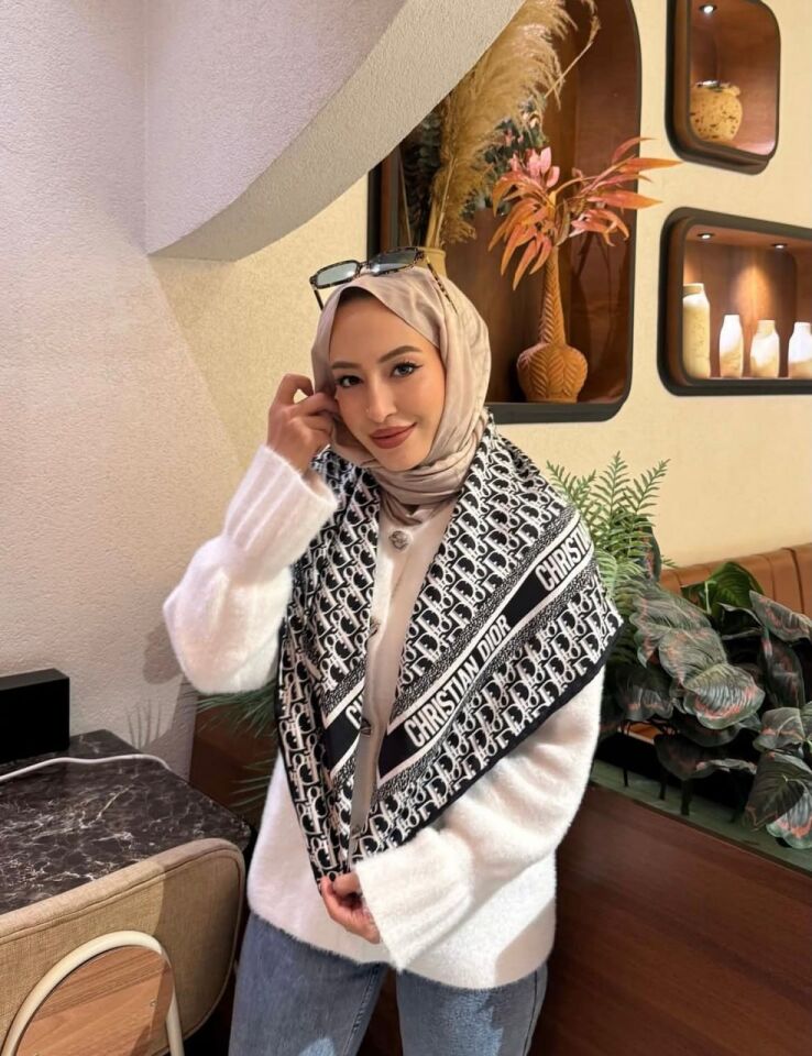 Twil İpek Eşarp - SİYAH