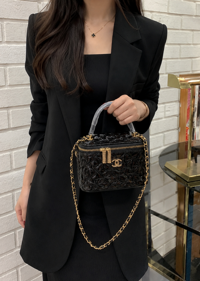 Chanel Kutu Çanta Premium - Siyah